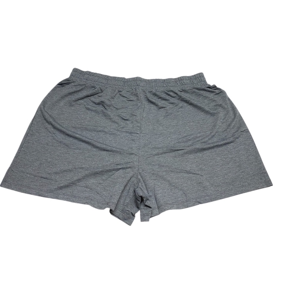 * Como Blu SIZE 3X Women's Gray Plus Size Athleisure Shorts comfort